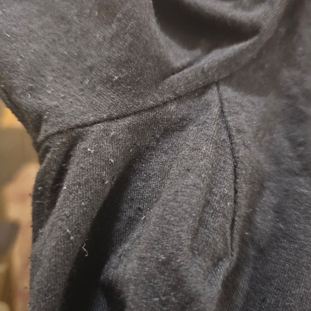 Theory Black Gather Sleeve Dress XS US 0 - Picture 10 of 10